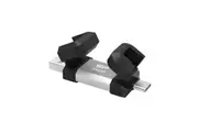 Silicon Power 256GB Mobile C51 USB Type A + Type C 2-in-1 Flash Drive PC/Mac/iPhone/PS5