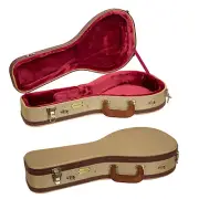 Crossrock Master Series- Wooden A-style Mandolin Case-Security Lock