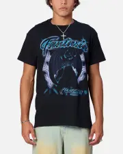 [GOAT CREW] Goat Crew Disney Fantasia Chernabog Airbrush T-shirt Black - Size 2XL 2XL Black