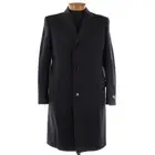 Hickey Freeman NWT His First 100% Cashmere Coat Size 18R US In Solid Blue