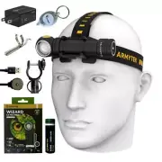 Armytek Wizard C2 Pro Max Rechargeable Headlamp 4000 Lmns w/ 3.0 Amp USB Adapter