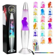 Liquid Motion Lamps with Remote 17 Color Changing Night Light Large-17 colors