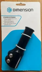 Dimension Steerer Extender, Raise Handlebars, for 1 1/8” Steerers