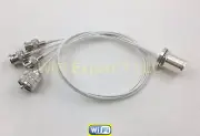 UHF Female Bulkhead SO239 to 1X Male PL259 3X BNC MALE Combiner RG178 RF CABLE