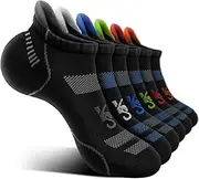 Mens Athletic Socks,Kemisant Sports Running Socks for Men Women Cushioned Sole,Supportive&Breathable