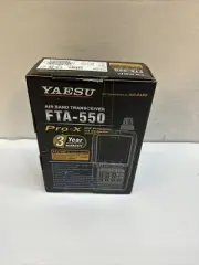 Yaesu FTA-550 AA NAV/COM Aviation Transceiver