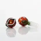 Pyrex 14mm Male Glass Slide Bowl Cannibal Piranha Flower Smoking Tobacco Bowl