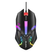 Gaming Setup 1600DPI LED Optical Mouse Reliable Connection Stylish LED Lighting
