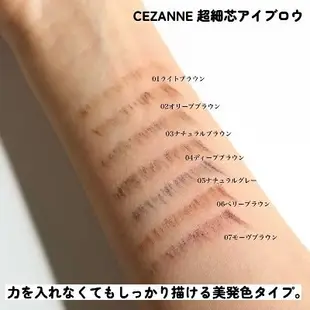 現貨❤218會員日❤平靚正日貨代購❤日本 2/09上市新色 CEZANNE 激細自動眉筆 08苦澀灰