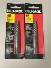 Blu-Mol Spiral Screw Extractor #5 Set Of 2