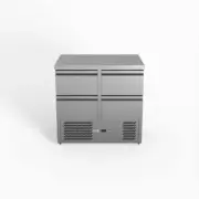 FED-X Four Drawer Compact Workbench Fridge - Pizza Prep Fridges (XGNS900-4D)