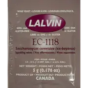 Lalemand LalBrew Lalvin EC1118 Homerewing Wine and Ginger Beer Brewing Yeast 5g