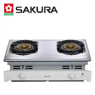 【SAKURA櫻花】 基本型/聚熱環 崁入式瓦斯爐(G6160YS)