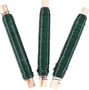 DIY Iron Wires 3pcs Metal Coated Flexible for Flower Arrangement for Floral DIY and Home Decor