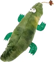 COLLBATH Cat Plush Alligator Chew for Cats Interactive Pet for Kittens Soft Texture Encourages Play and Bonding for Daily Entertainment and Exercise