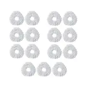 15Pcs Replacement Mop Pad Resuable Mop Cloth for Narwal T10 Robot Sweeping Accessories Parts Microf