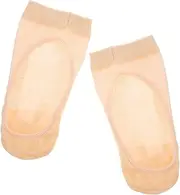 [SAFIGLE] Backless Toe Socks Women Yoga Socks Pilates Socks Grip Anti Socks Toes Warmers Open Back Socks Open Toe Socks Yoga Accessory Sock Yoga Pants Toeless Heel