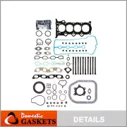 Fit 00-13 Toyota Prius Yaris Echo Scion xA xB 1.5L Full Gasket Set+Bolts 1NZFE (for: Toyota)