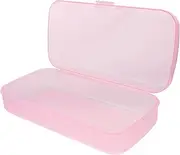 Minkissy Nail Tools Sterilizer Box Plastic Tray for Nail Art Tweezers Cutters Holder Sterilizer Tray Case Portable Manicure Tool Storage