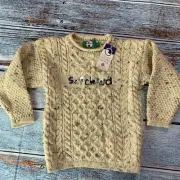 MacBaaaa sweater pullover wool kids kids wool knit 5T 6T small Scotland washable