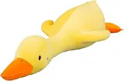 KEDE Duck Plush Toy, Stuffed Animal Throw Plushie Doll, Super Soft Hugging Pillow for Every Age (Yellow Round Eyes,33.4'')