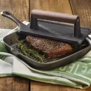 Bacon Press - Heavy - Duty Cast Iron Grill Press Meat Press Steak Grill Weight B
