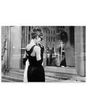 iCanvas Diamants sur canape Breakfast at Tiffany's de BlakeEdwards avec Audrey Hepburn 1961 Print on Acrylic Glass by Rue Des Ar