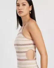 Alice McCall Designer Black Magic Midi Dress Blush Pink Size 4 XXS Cocktail