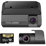 Thinkware F790D64 Front and Rear Dash Camera Kit with 64GG MicroSD Card