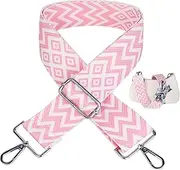 [PEAKTOP] Ethnic Style Handbag Straps, Wide 5cm/2in Bag Strap, Polyester Shoulder Bag Strap with Clips, Handbag Shoulder Strap for Canvas Bag, Tote Bags, Handbags (Adjustable 85-145cm)