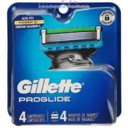 Gillette Proglide Mens Razor Blade Refills 4 Cartridges NIB