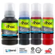Epson EcoTank 502 T502 Rihac brand refill Ink for ET-4850 ET-3800 ET2850 Printer