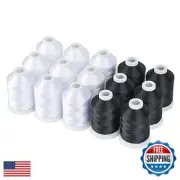 Simthread Machine Embroidery Thread with Storage Box Polyester 20 Options 15