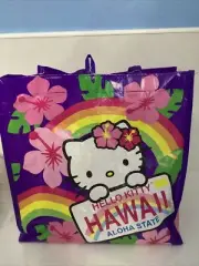 NEW - Hello Kitty HAWAII Exclusive Reusable Bag: License - Purple