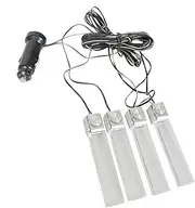 LED Window Light for Car, LED Car Interior Lighting | Car Pedal Lights 2 Colors - 4 in 1 RGB Auto Atmosphere Lighting for Car Interior for Your