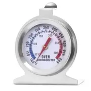 Stainless Steel Dial Oven Thermometer Silver Cooking Thermometers