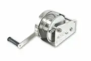 Stainless Steel Braked Hand Winch Boat Winch, Capacity:1200kg/2600 lbs