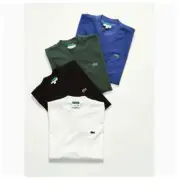 LACOSTE PIMA COTTON SHORT SLEEVE PLAIN T-SHIRT Round Neck T-SHIRT SIZE M - 3XL