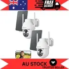 2PCS COCOCAM 2K Solar Wireless Outdoor Security Cameras PTZ Wi-Fi Home CCTV