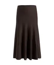 Khaite Mayu Knitted Skirt S,M Grapeseed