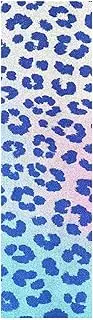 Amooorous Cheetah Fur Skin Gradient Blue Decorative Griptape Skateboard Anti-Tearing Fusion Grip Tape for Scooters Anti-Tearing Grip Tape Cruiser 33×9 Inch