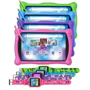 Contixo V10 7" Inch Kids Tablet w/ Disney Story eBooks & KW1 Smart Watch Camera