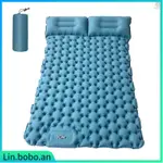 2 PERSON CAMPING MAT WITH AIR PILLOW PORTABLE AIR MATTRESS W