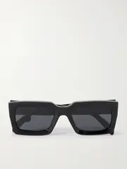 [CELINE Eyewear] CELINE Eyewear - Bold Square-frame Acetate Sunglasses - Black - One size One size Black