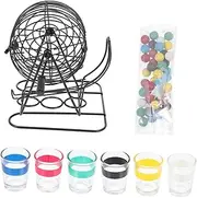 ifundom 1 Set Bingo Tabletop Games Table Playthings Machine Toy Interactive Plaything Mini Machine Electric Shake Machine Desktop Games Game Prop Toys Props