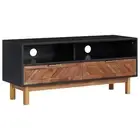 Solid Acacia Wood TV Cabinet MDF Entertainment Centre Stand Unit Rack vidaXL