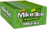 Mike and Ike Original Fruits Assorted Fruit Flavoured Candies, 141 g, Pack of 12