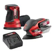 Ozito PXC 18V Twin Sander Kit PRMK-250 Includes An 18V 2.5Ah Battery And Charger