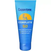 LOT OF 72 Coppertone Complete SPF 50 Water Resistant Sunscreen Lotion 7 Oz READ
