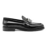 Dsquared2 Gothic Leather Loafers - Black EU 41 / US 8 - $855